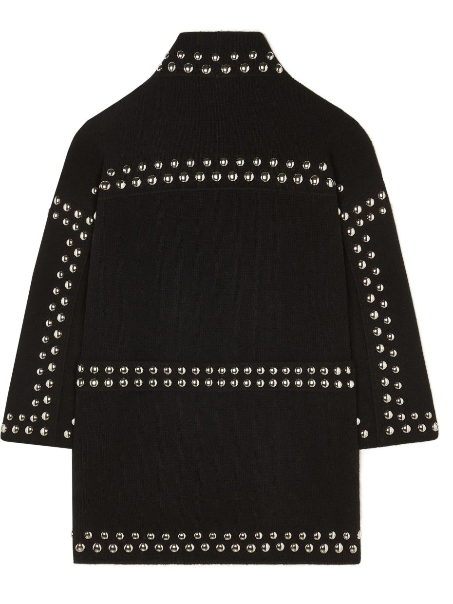 Affordable stud-embellished Alanui virgin-wool Women cardigan 0715
